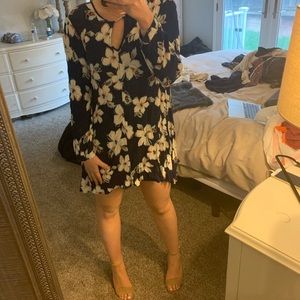 Floral shift dress